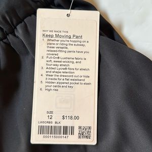 Lululemon keep moving pants